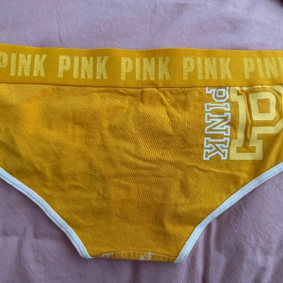 VS Pink Logo Cotton Hiphugger Panties - Picture 2 of 4